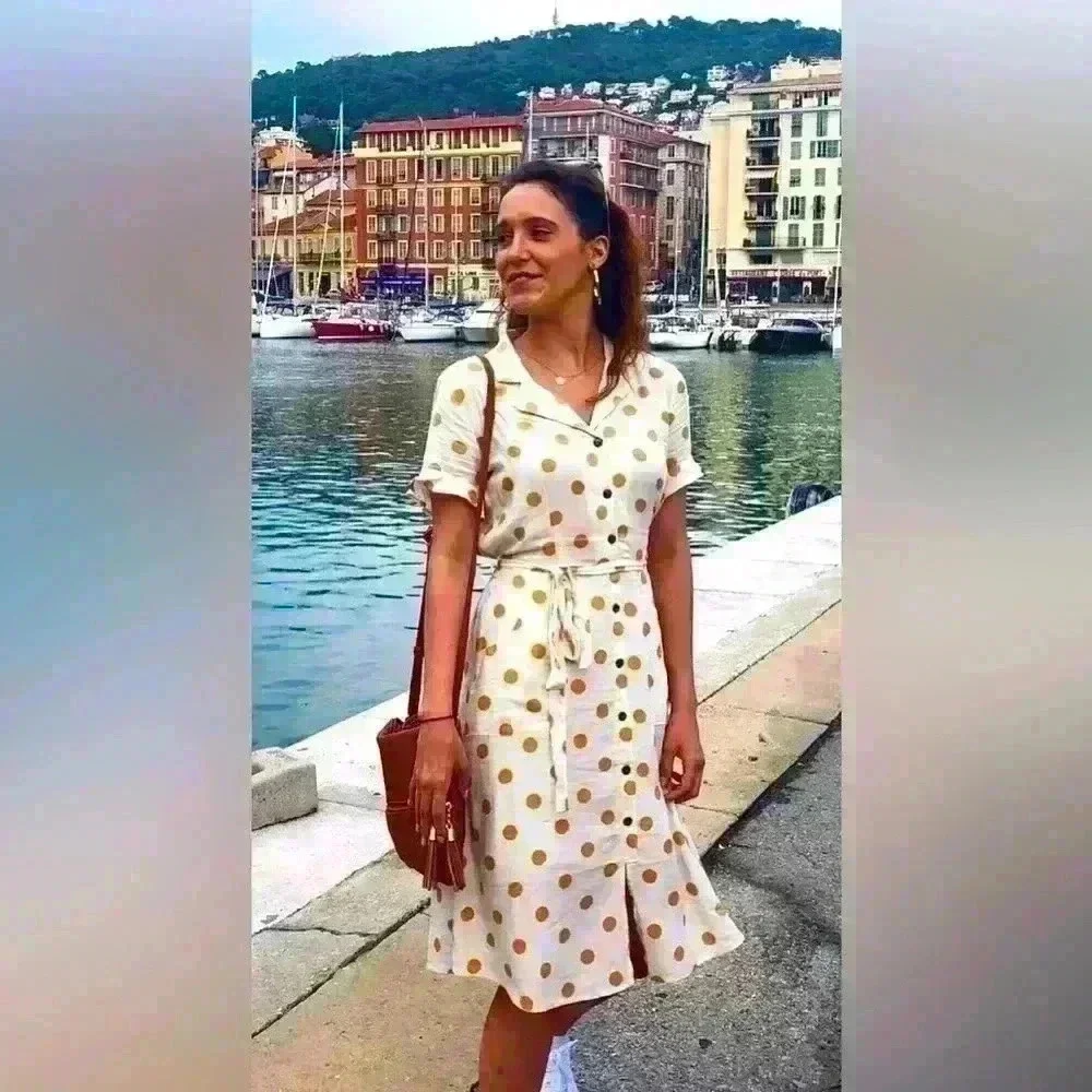 MONTEAU women’s polkadot dress - Picture 2 of 7